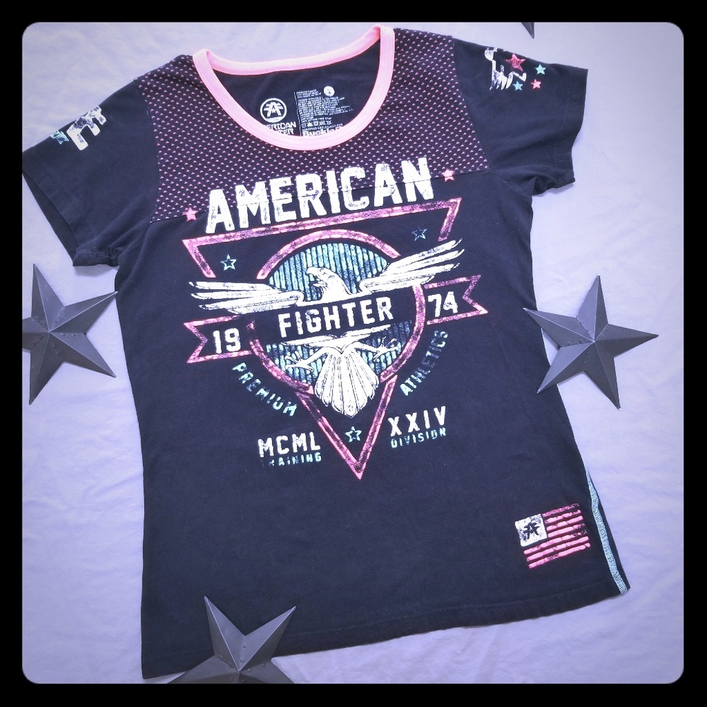 🇺🇸 American🖤 Fighter 🇺🇸 size L worn twice.